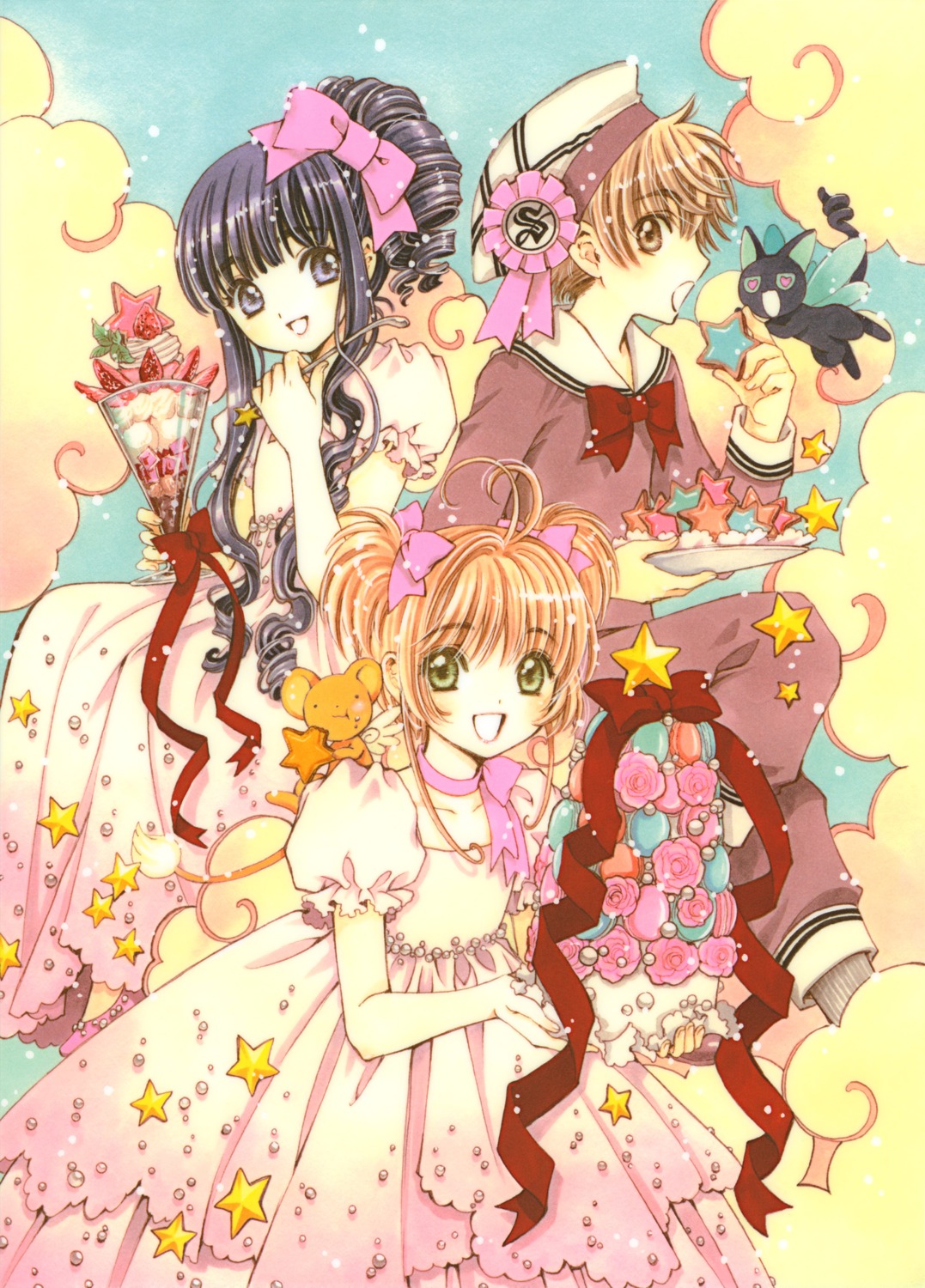 Clamp Card Captor Sakura Daidouji Tomoyo Kerberos Kinomoto Sakura Li ...